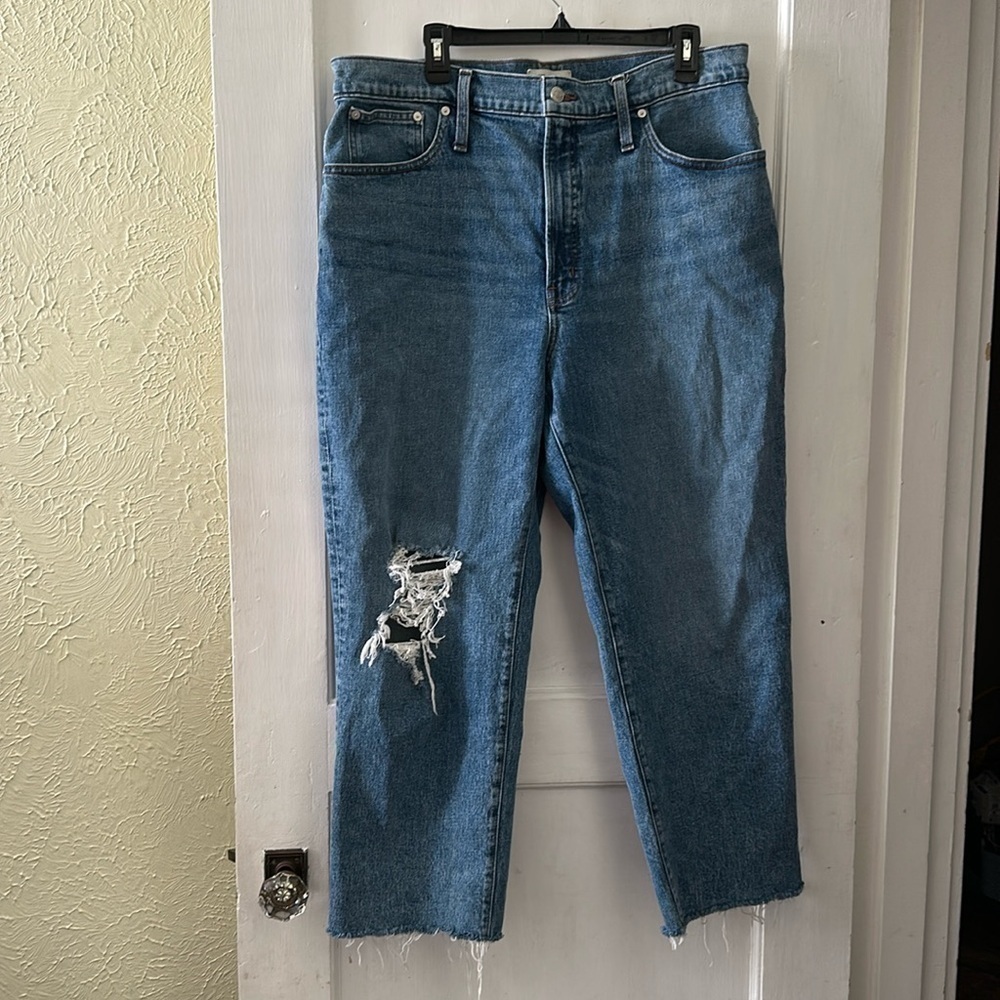 Madewell Medium Wash The Perfect Vintage Straight Denim Jeans